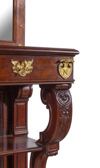 An Empire Style Gilt Metal Mounted Mahogany Server
