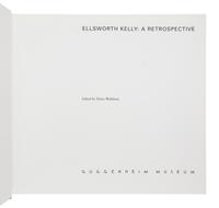 [KELLY, Ellsworth (1923-2015)]. WALDMAN, Diane. Ellsworth Kelly: A Retrospective. New York: Guggenheim Museum, 1996.