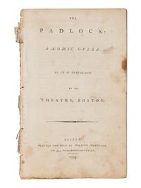 [African-Americana] Dibdin, Charles. The Padlock: A Comic Opera