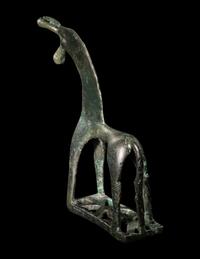 A Geometric Bronze Horse