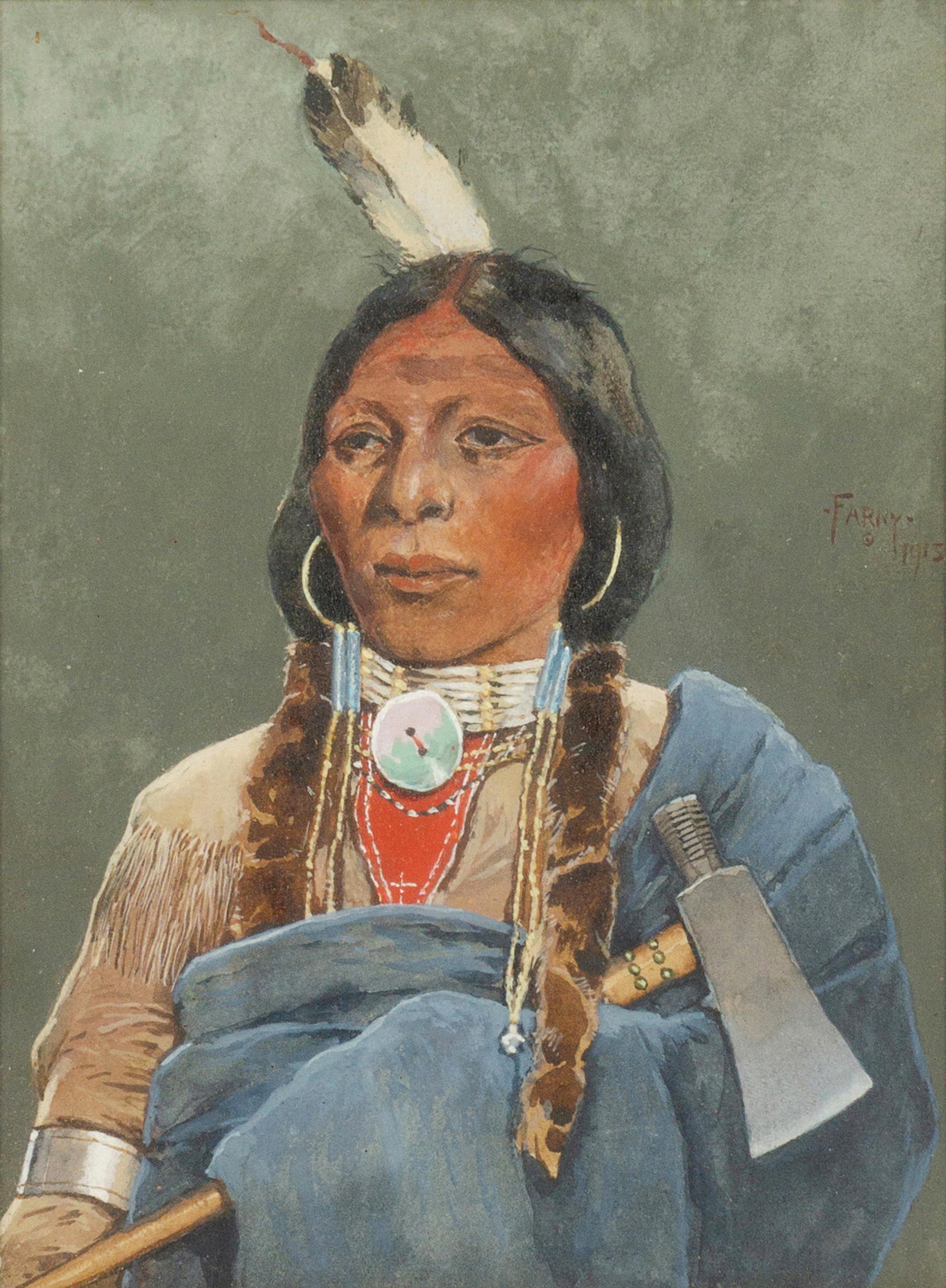 Rushing Lightning, Ogalalla Siou x, 1913