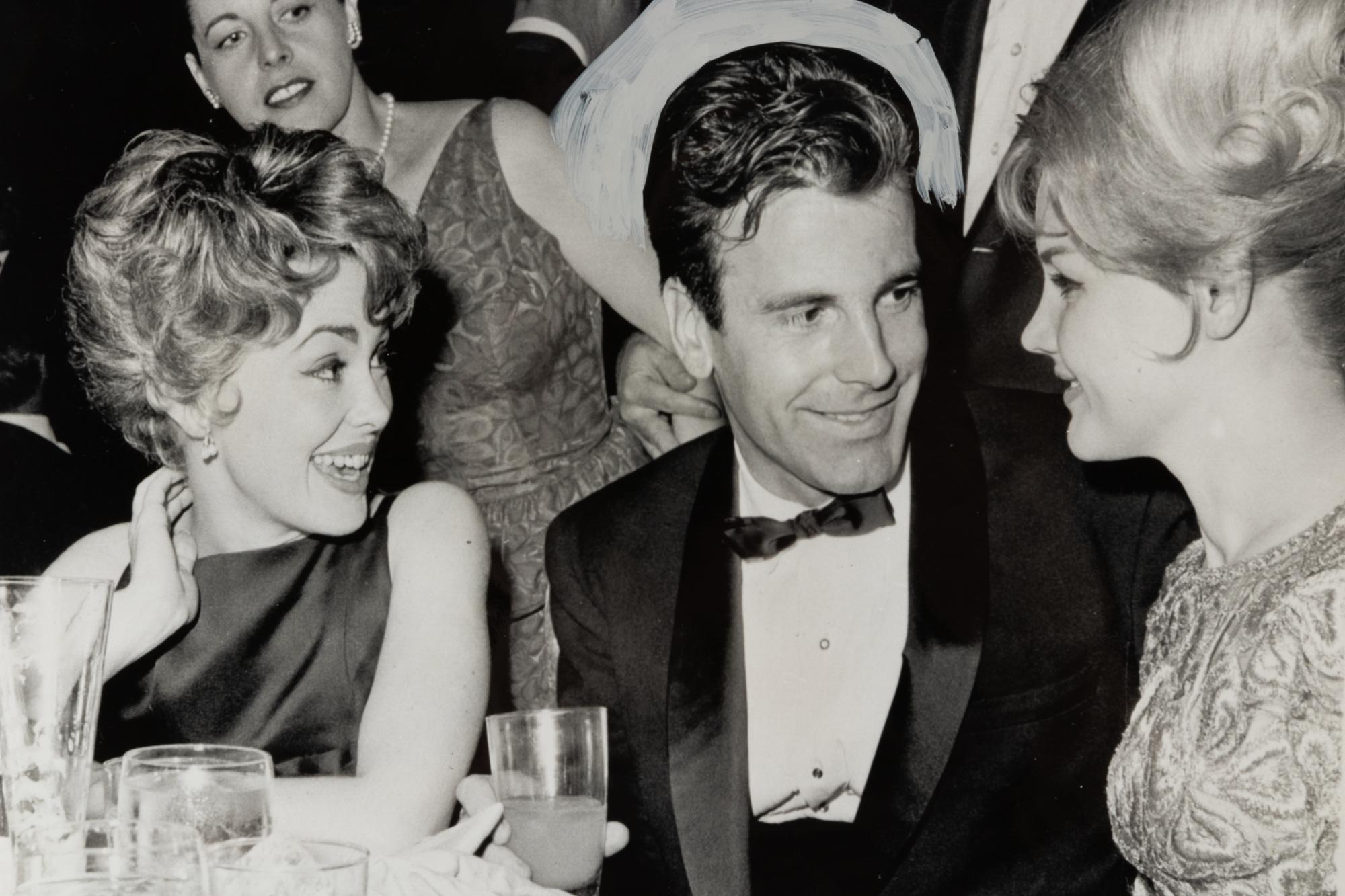 Unlabelled Givenchy Top Worn by Actress Carroll Baker, with Two Associated Photographs, 1962