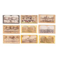 [EARLY PHOTOGRAPHY]. A group of 26 stereoviews incl. views of Washington, DC, and the Grand Review.