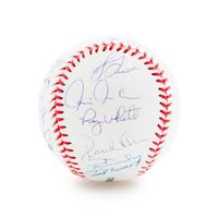 A 1977 New York Yankees Team Signed Baseball (Steiner)