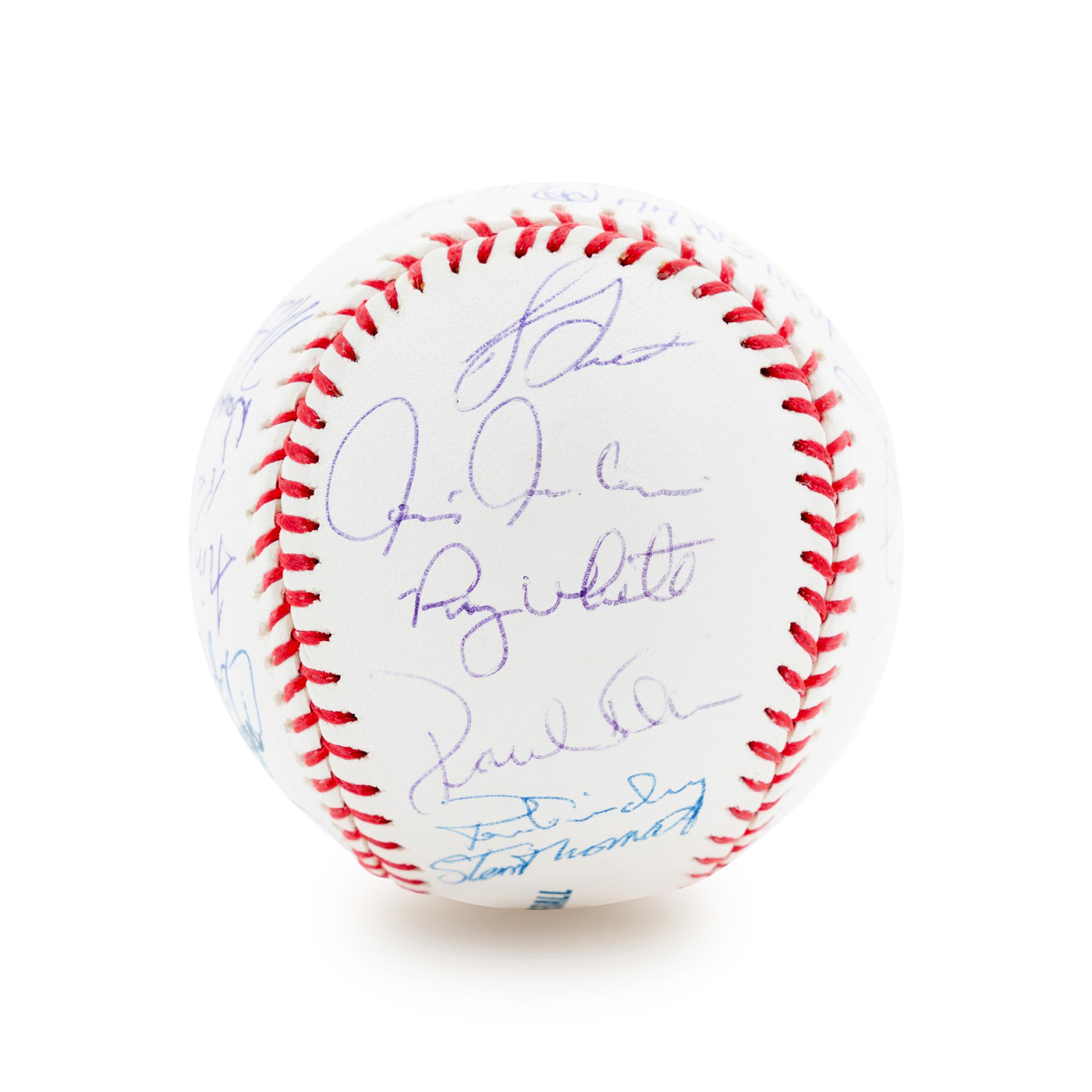 A 1977 New York Yankees Team Signed Baseball (Steiner)