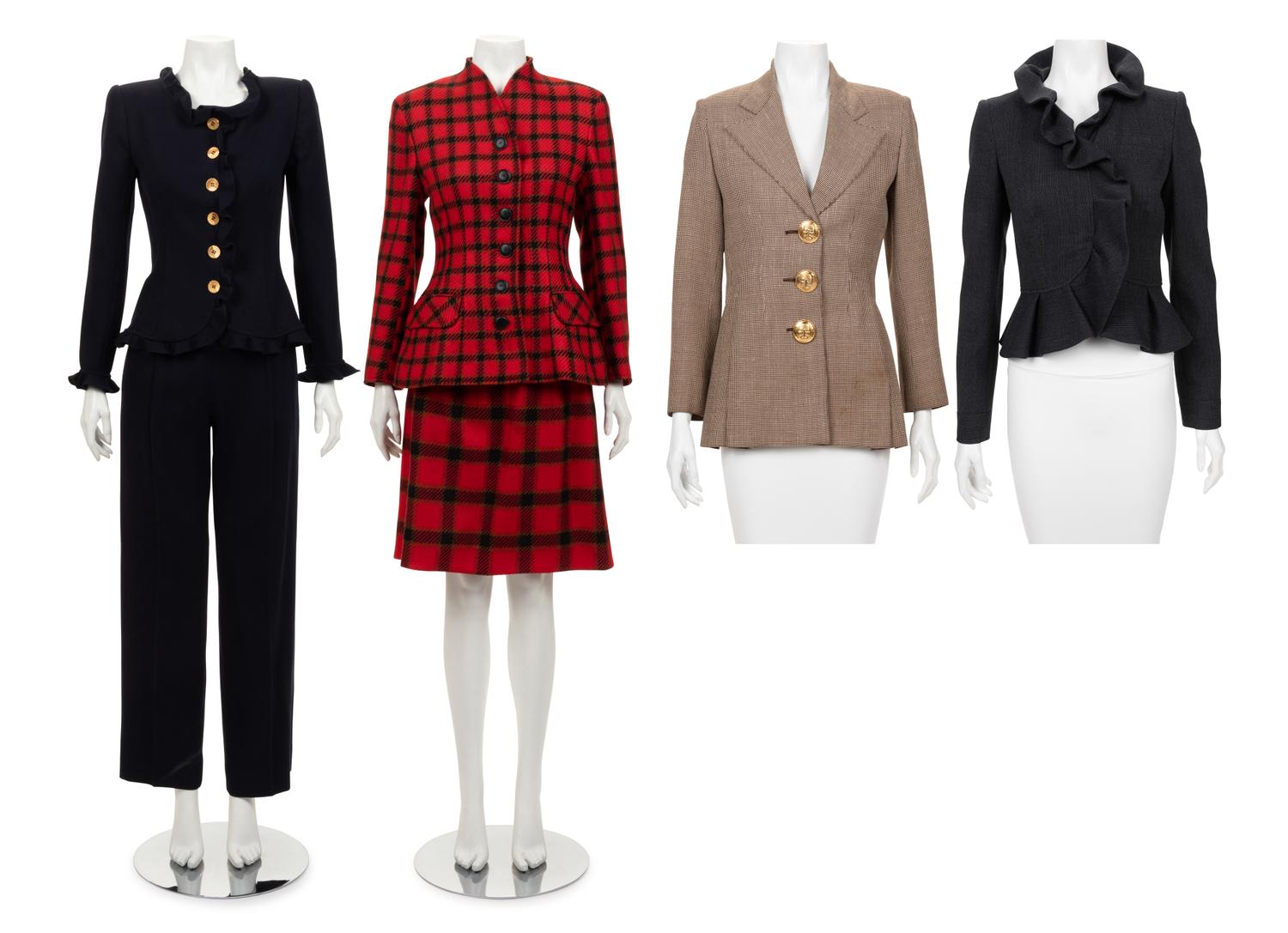 Two Valentino Suits and Two Jackets, 1980-2000s