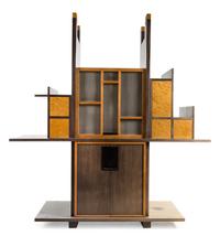 Manner of Memphis Group, 1990s, a custom bar cabinet