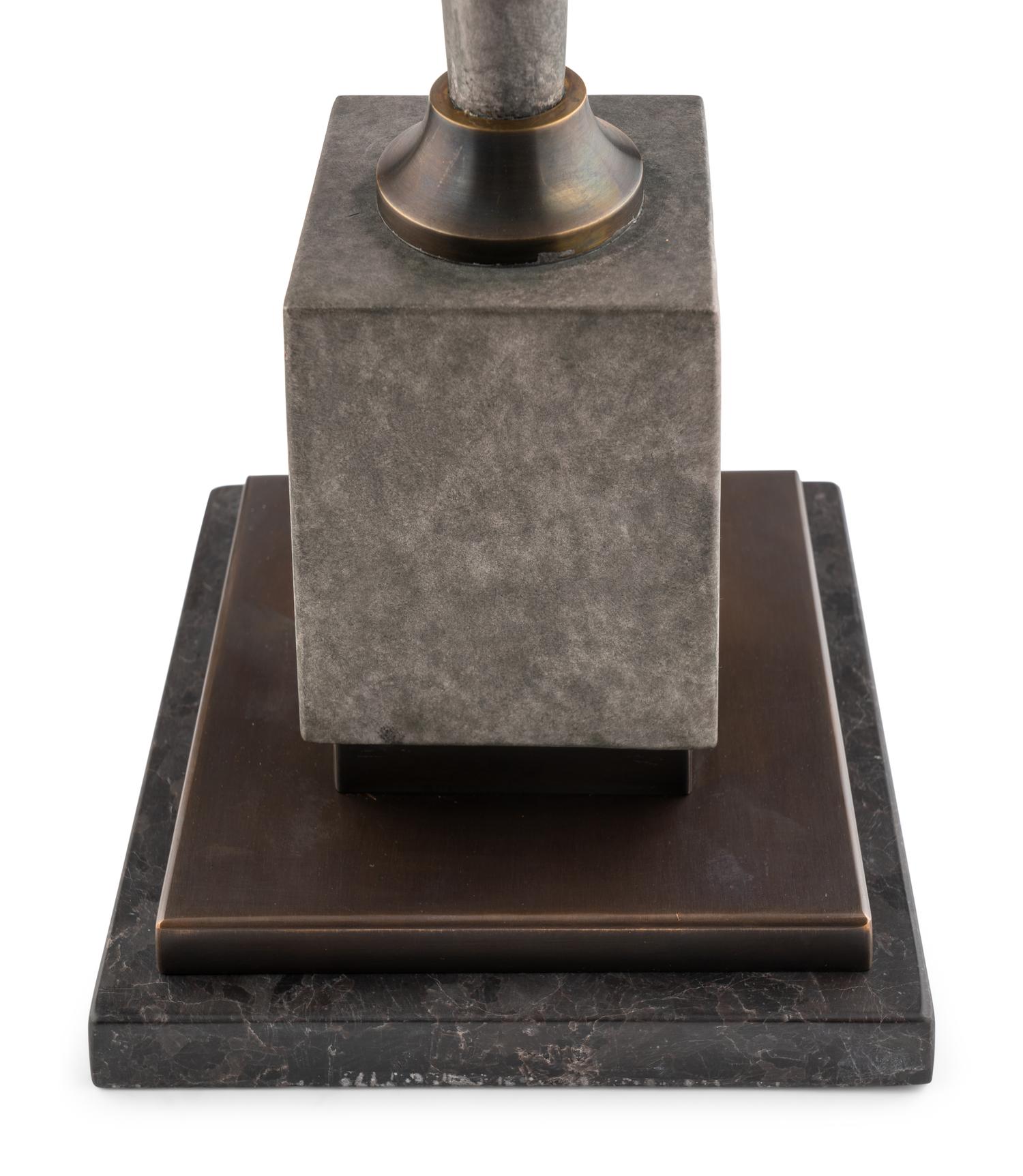 A Pair of Library Table Lamps in the Style of Gilbert Poillerat