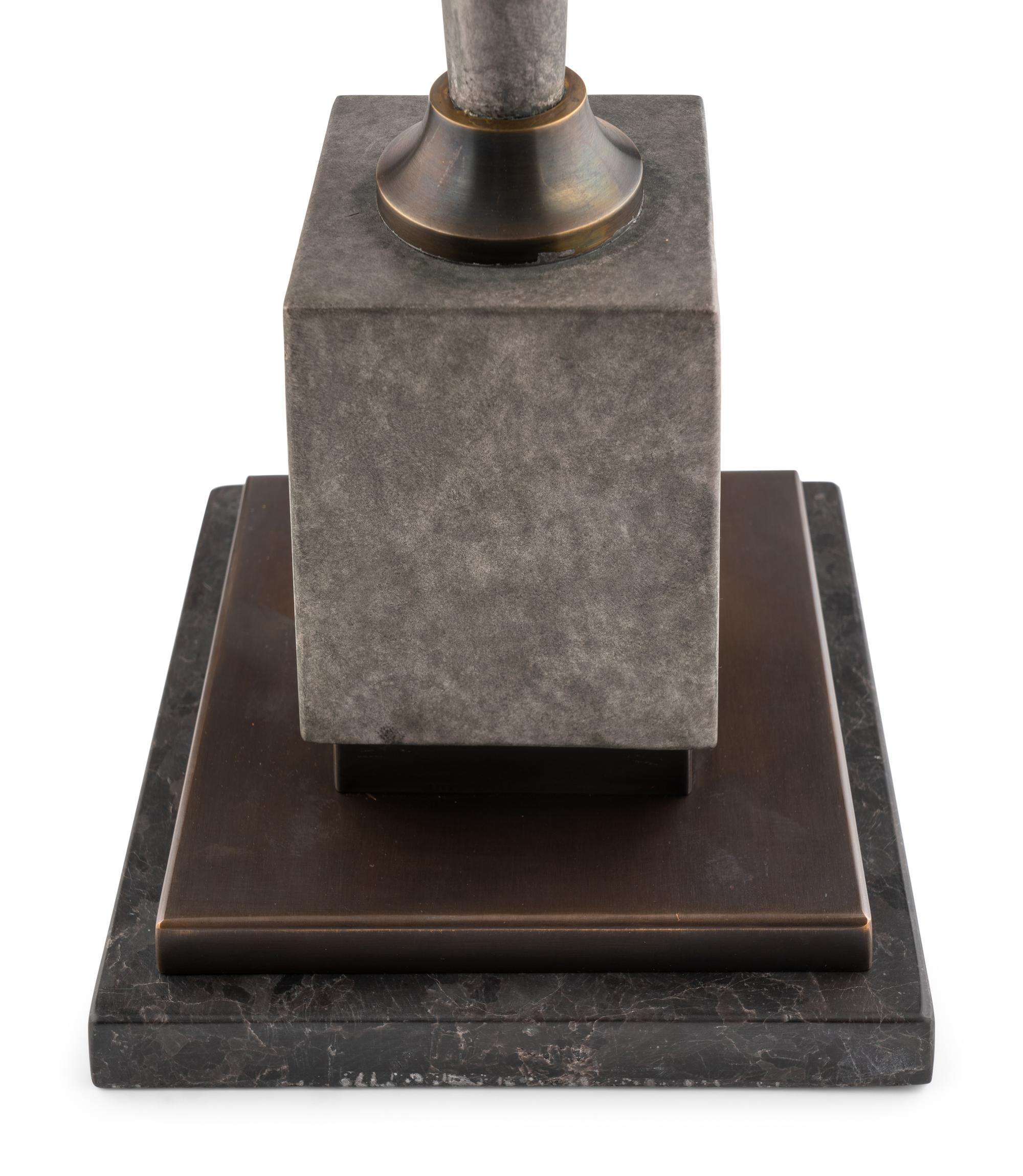 A Pair of Library Table Lamps in the Style of Gilbert Poillerat