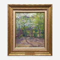 Robert Vonnoh (American, 1858–1933) Flowering Apple Tree