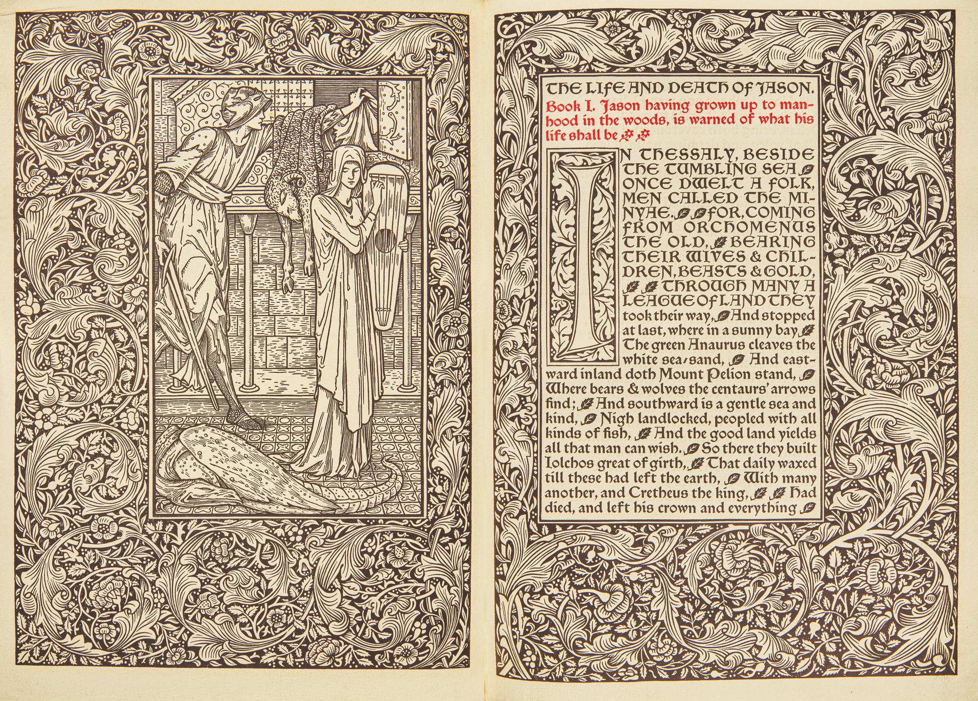 [Kelmscott Press] Morris, William. The Life and Death of Jason, A Poem