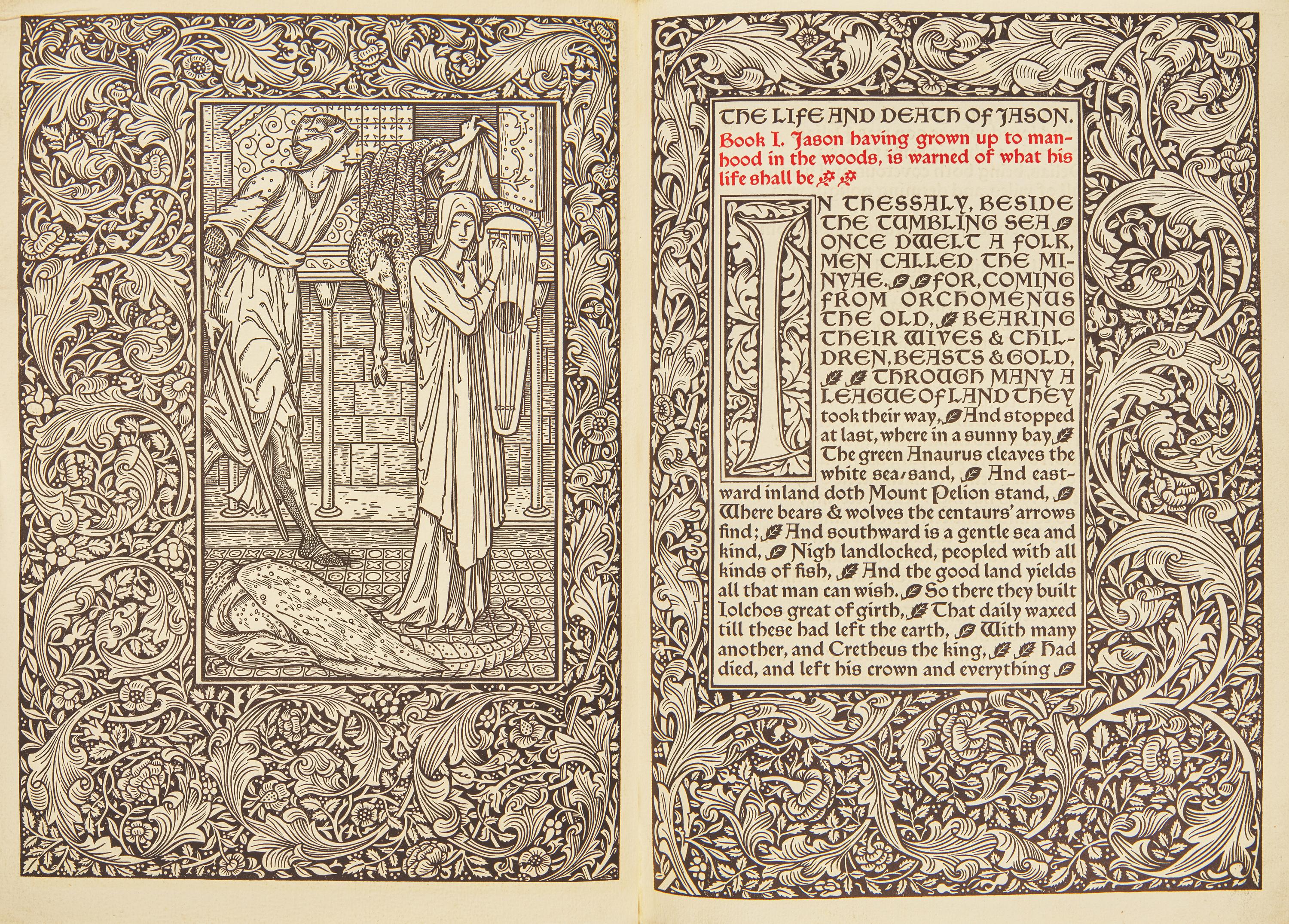 [Kelmscott Press] Morris, William. The Life and Death of Jason, A Poem