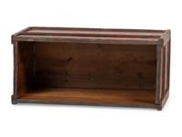 An African American Painted Cherrywood Blanket Chest