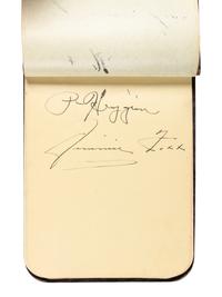 A 1930s Multi-Signed Autograph 1930s Baseball Autograph Book Including Jimmie Foxx (Beckett Authentication Services Letter BAS Certified),