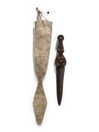 Blackfeet Beaded Hide Knife Sheath