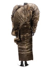 Krizia Gold Lame Evening Dress, 1980s
