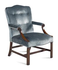 A George IV Mahogany Library Chair