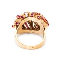 VAN CLEEF & ARPELS, DIAMOND AND RUBY RING