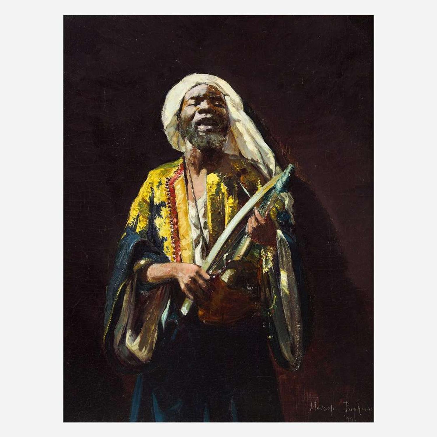 After Hovsep Pushman (American, 1877-1966) The Moor Musician