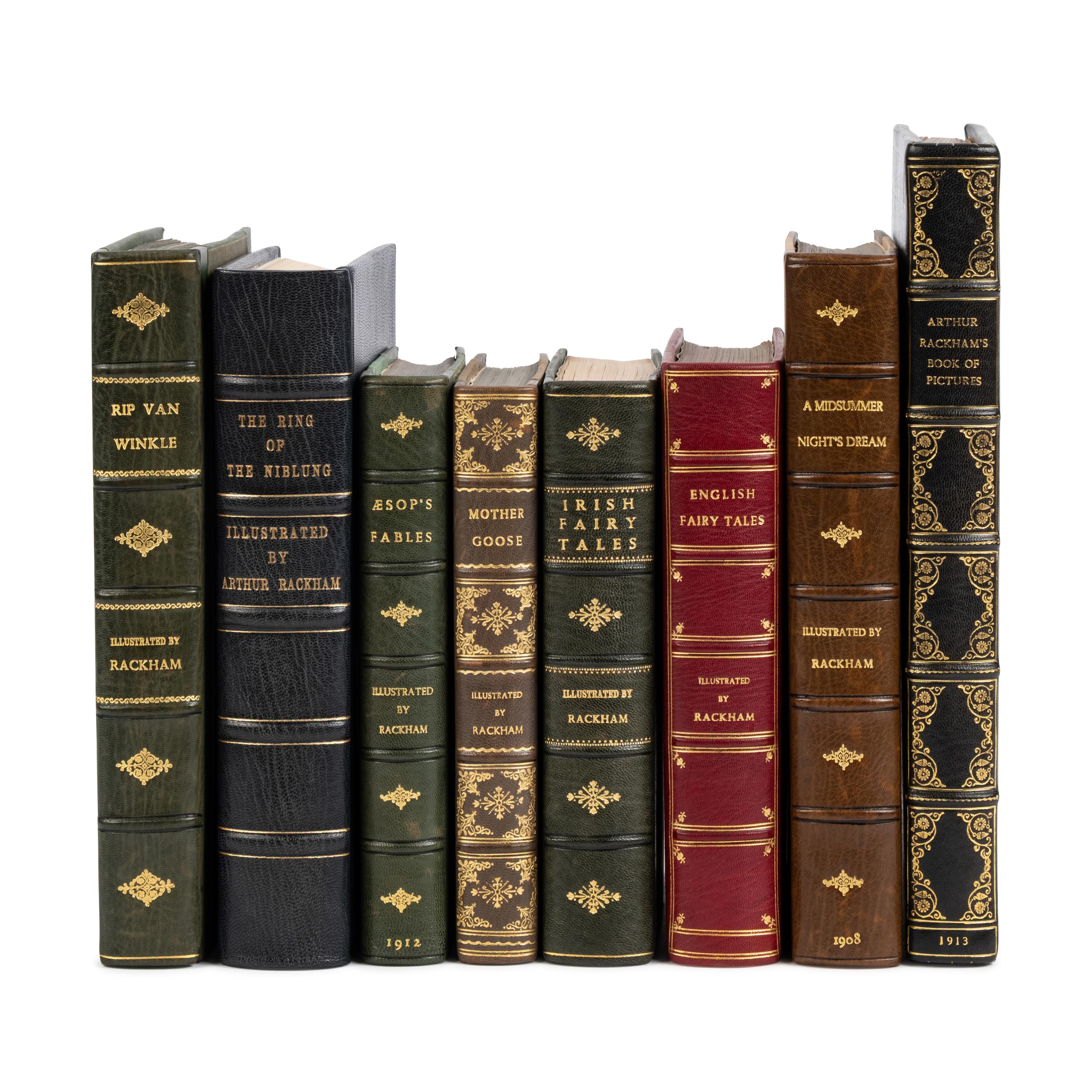 Rackham, Arthur (1867-1934). A group of 8 titles, comprising: