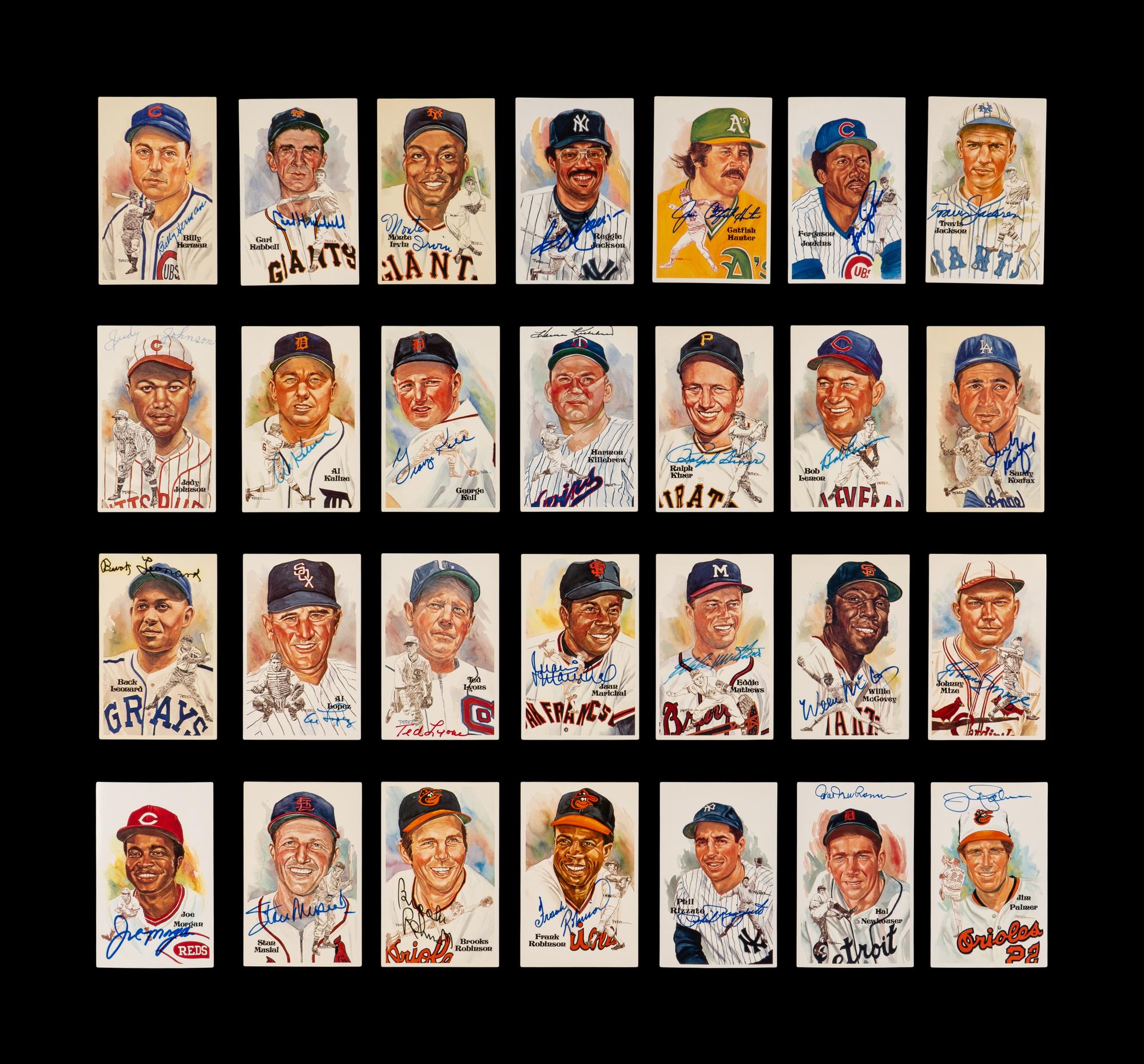A Large Collection of 1989 Hoops Signed Autograph Basketball Cards (153)
