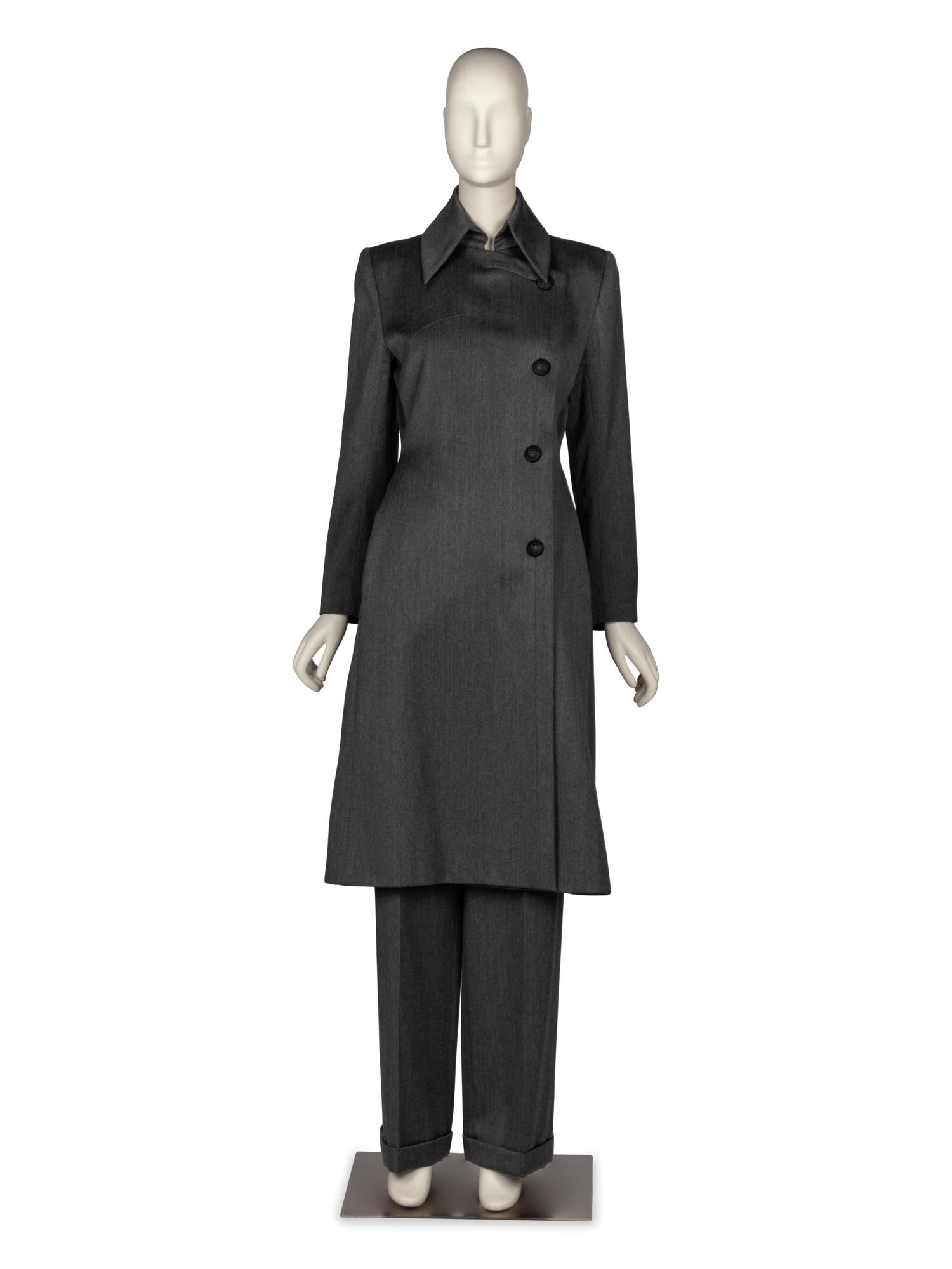 Givenchy by Alexander McQueen, Coat & Pant Ensemble, 1997