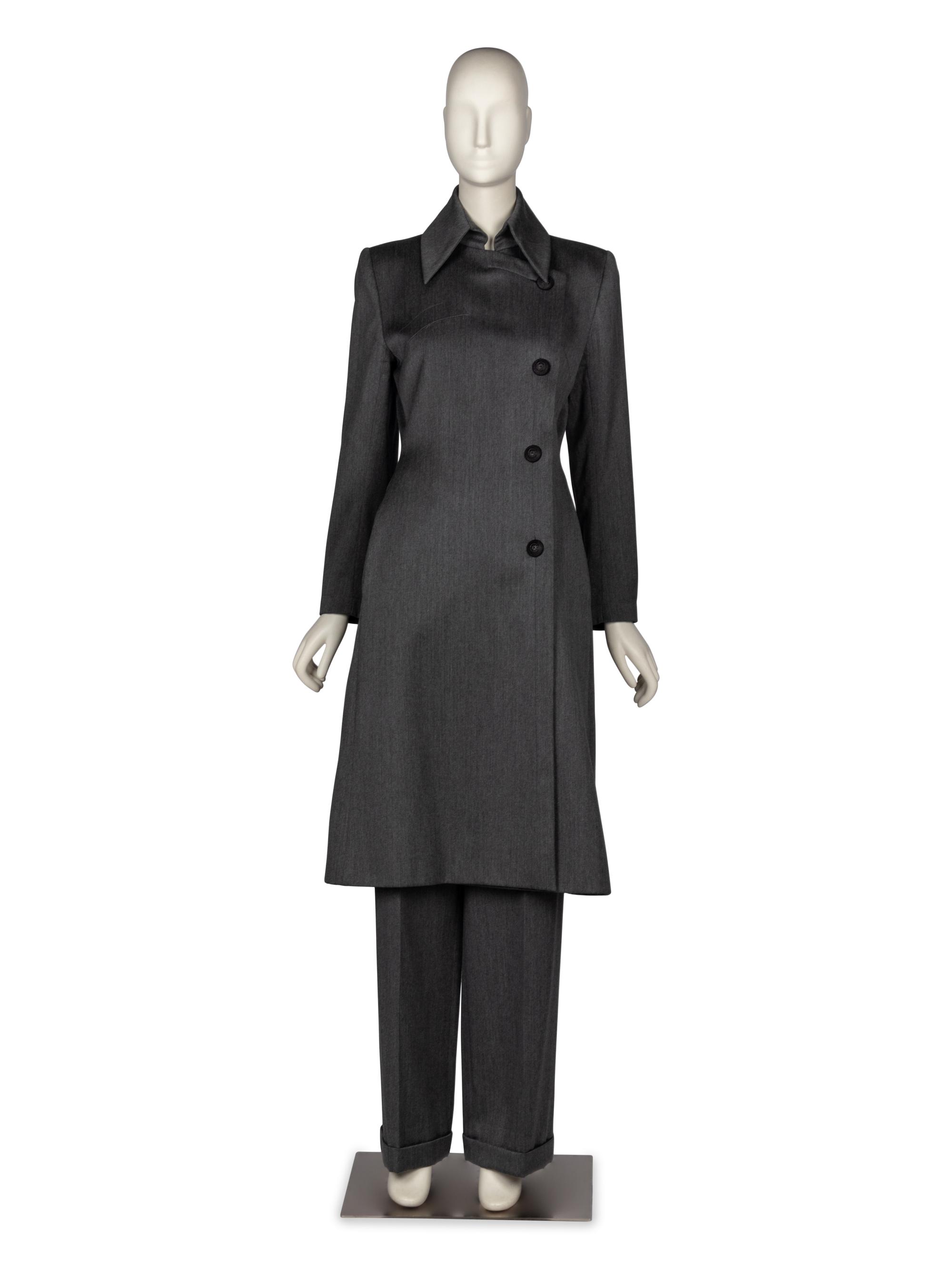 Givenchy by Alexander McQueen, Coat & Pant Ensemble, 1997