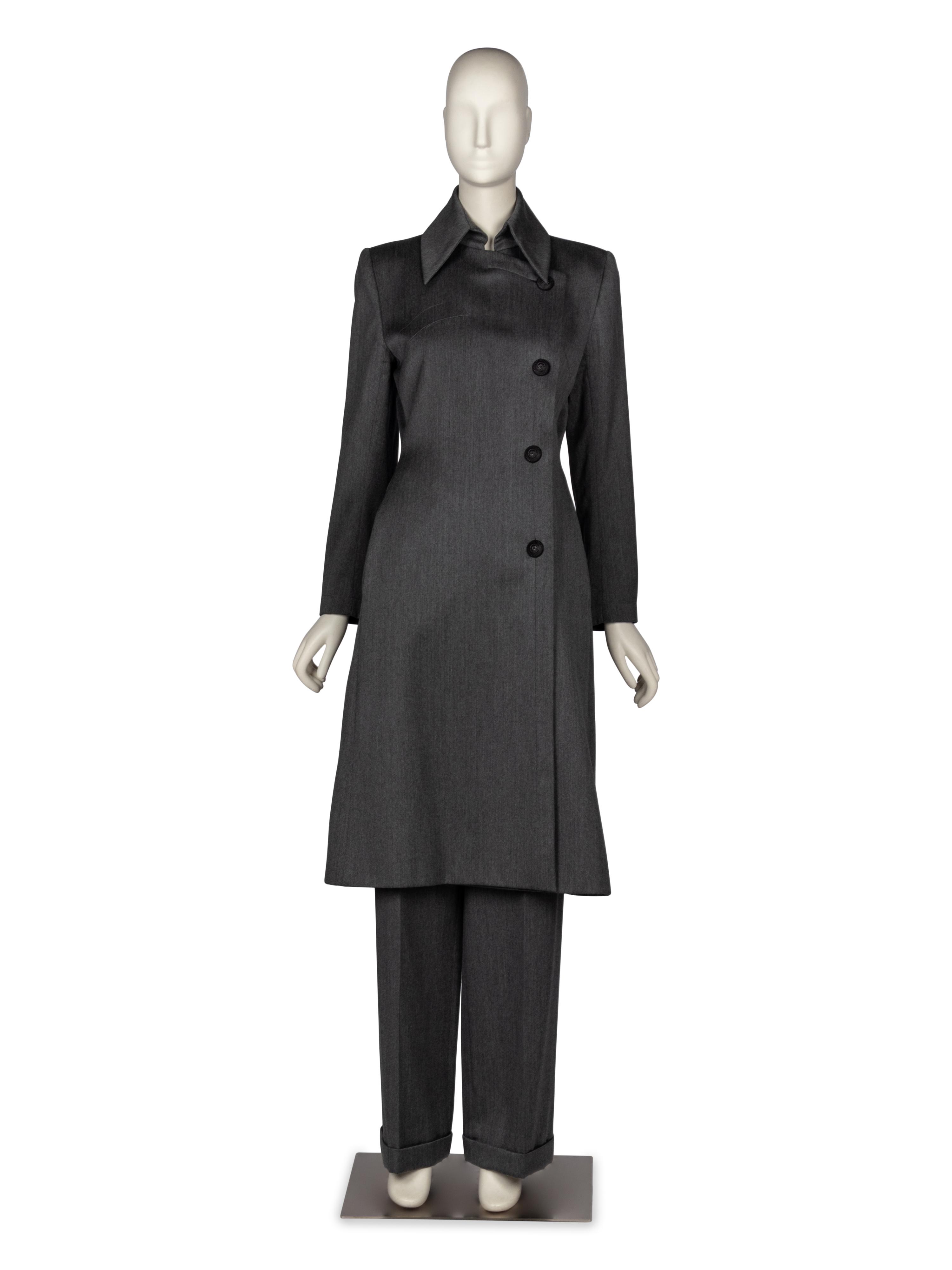 Givenchy by Alexander McQueen, Coat & Pant Ensemble, 1997