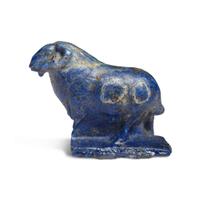 An Egyptian Lapis Lazuli Ram