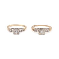 COLLECTION OF DIAMOND RINGS