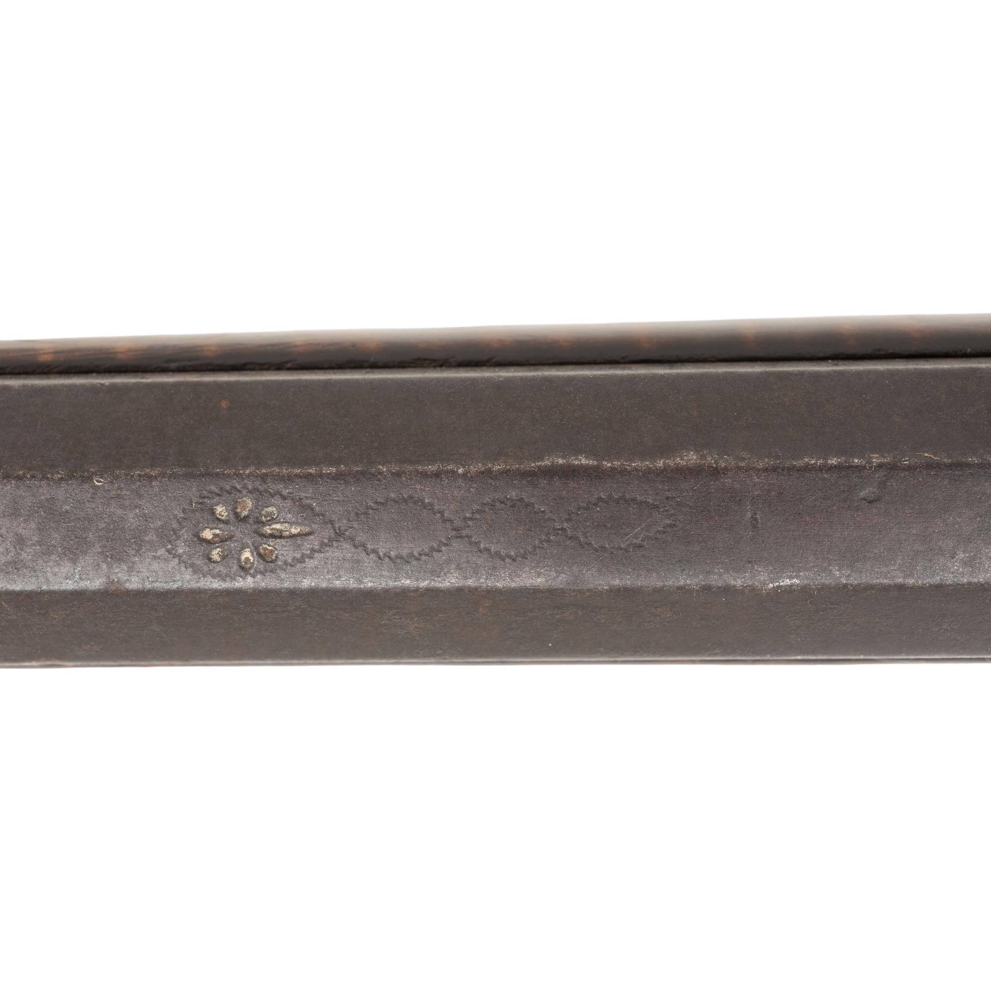 Full Stock Flintlock Rifle Signed H Gibbs