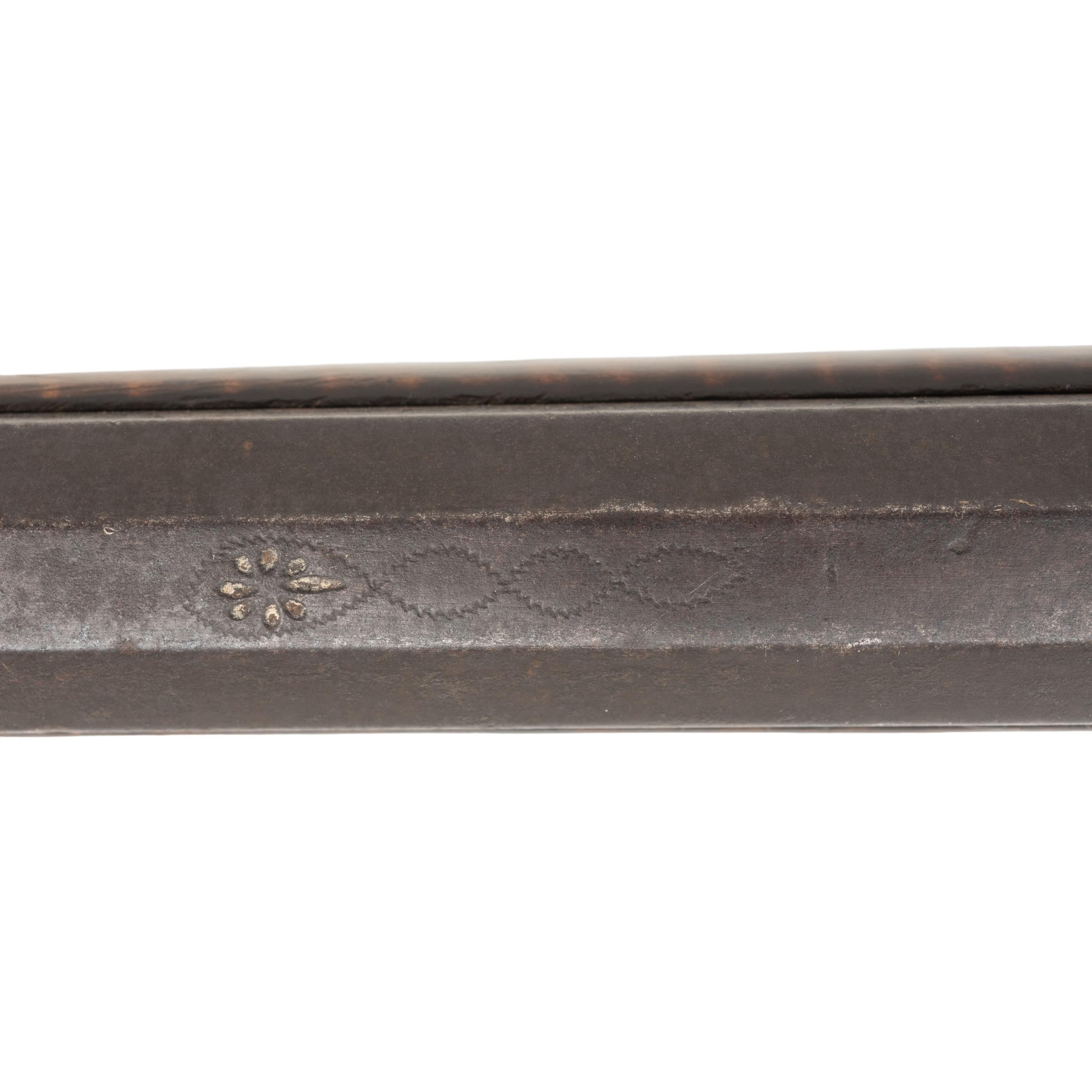 Full Stock Flintlock Rifle Signed H Gibbs