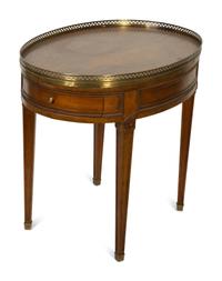 A Louis XVI Style Mahogany Side Table