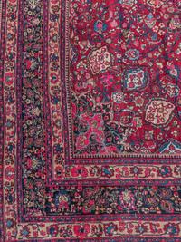 A Meshed Wool Rug