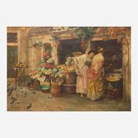 Stefano Novo (Italian, 1862-1927) The Fruit Market