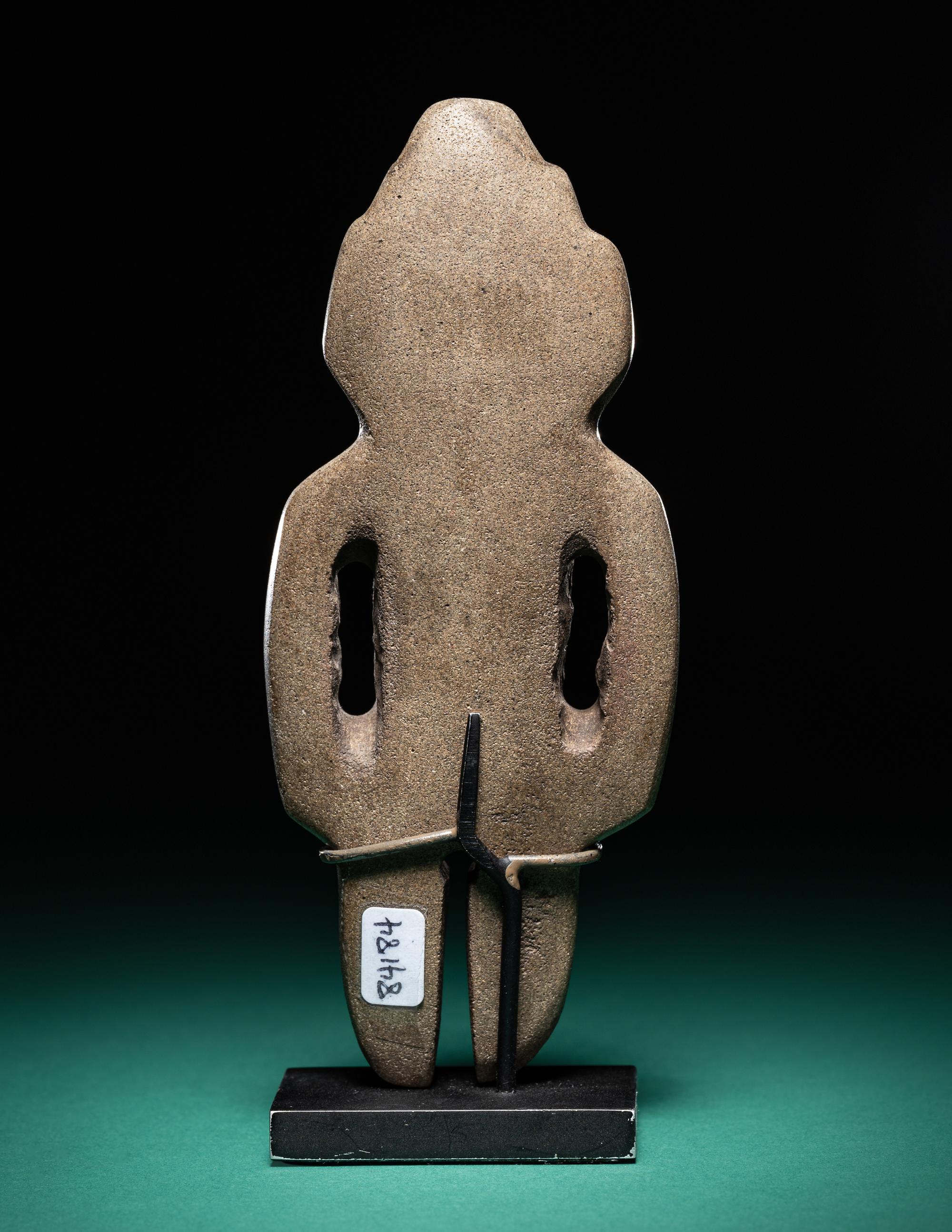 A Mezcala Metadiorite Figure with Headdress