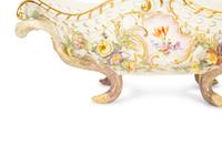A Meissen Porcelain Footed Oval Center Basket — 19th Century