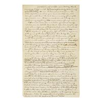 [Paulding, Hiram] (Walker, William) Autograph Draft, unsigned