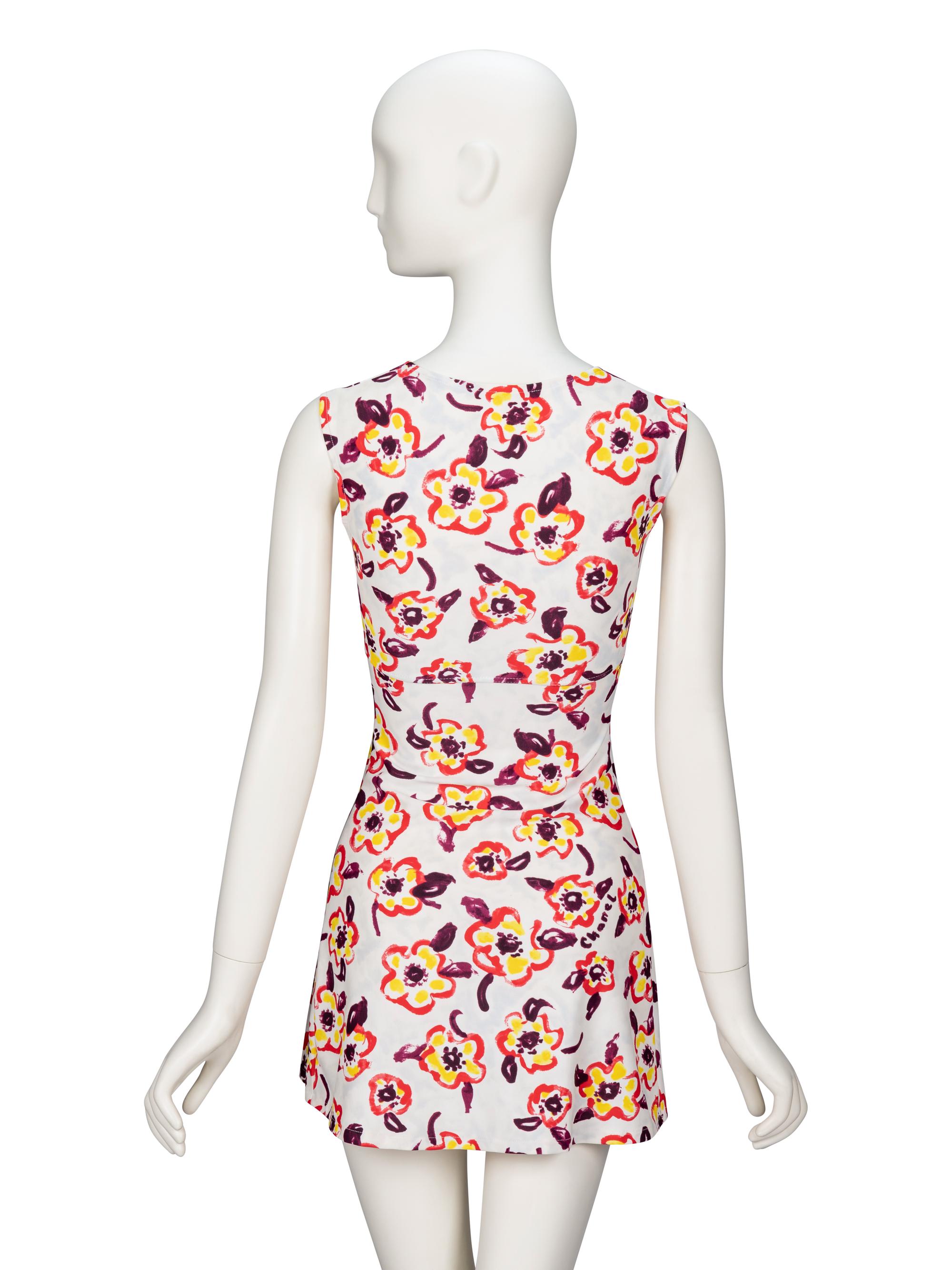Chanel, Floral-Print Dress