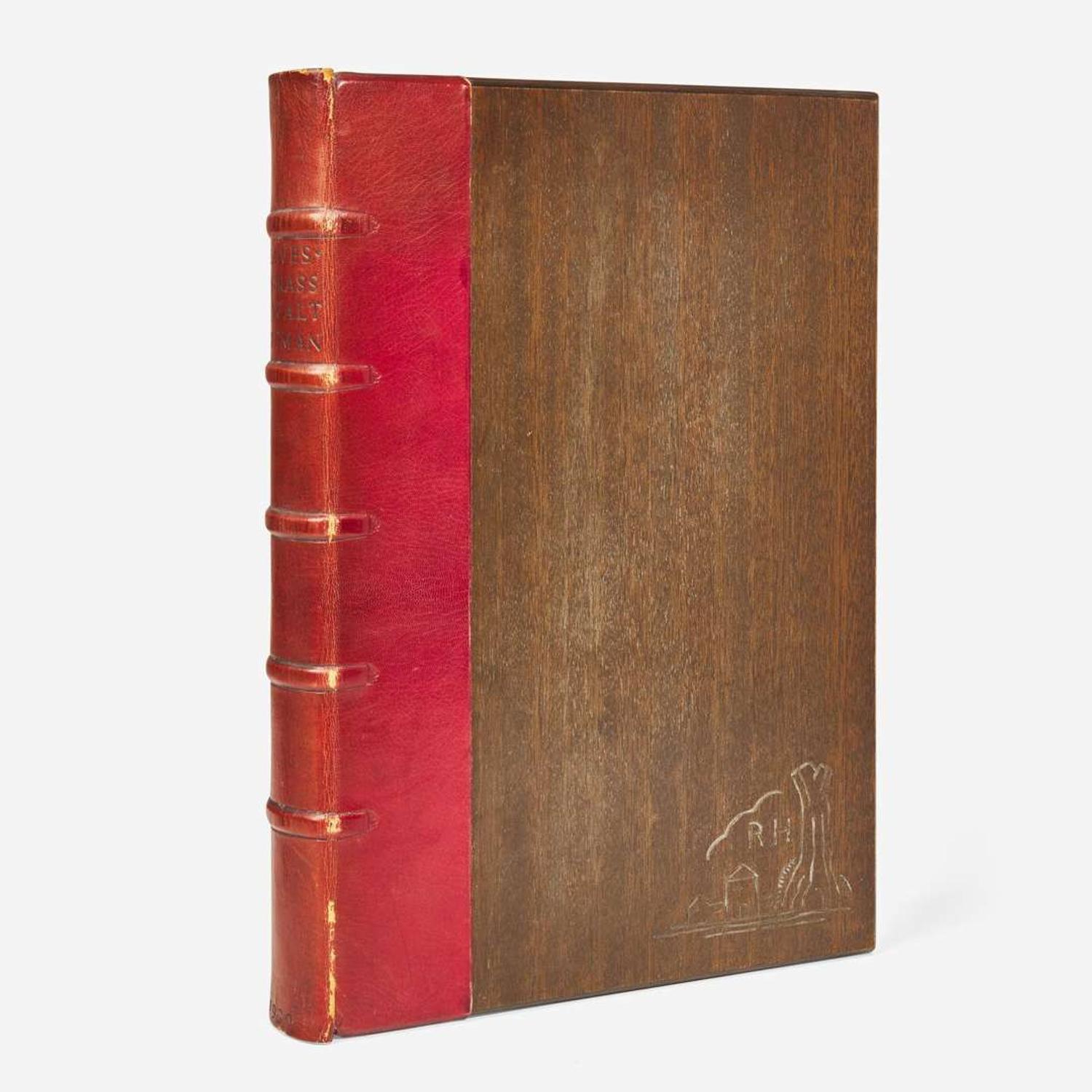[Literature] [Grabhorn Press] Whitman, Walt Leaves of Grass Comprising All the Poems Written by Walt Whitman Following the Arrangement of the Edition of 1891-'2