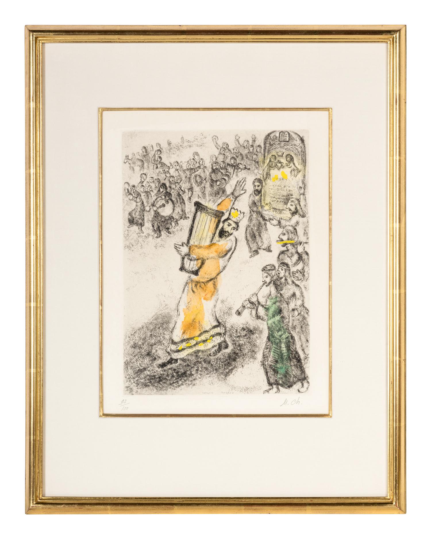 L'arche portée à Jérusalem ( Plate 68 from the Bible series)