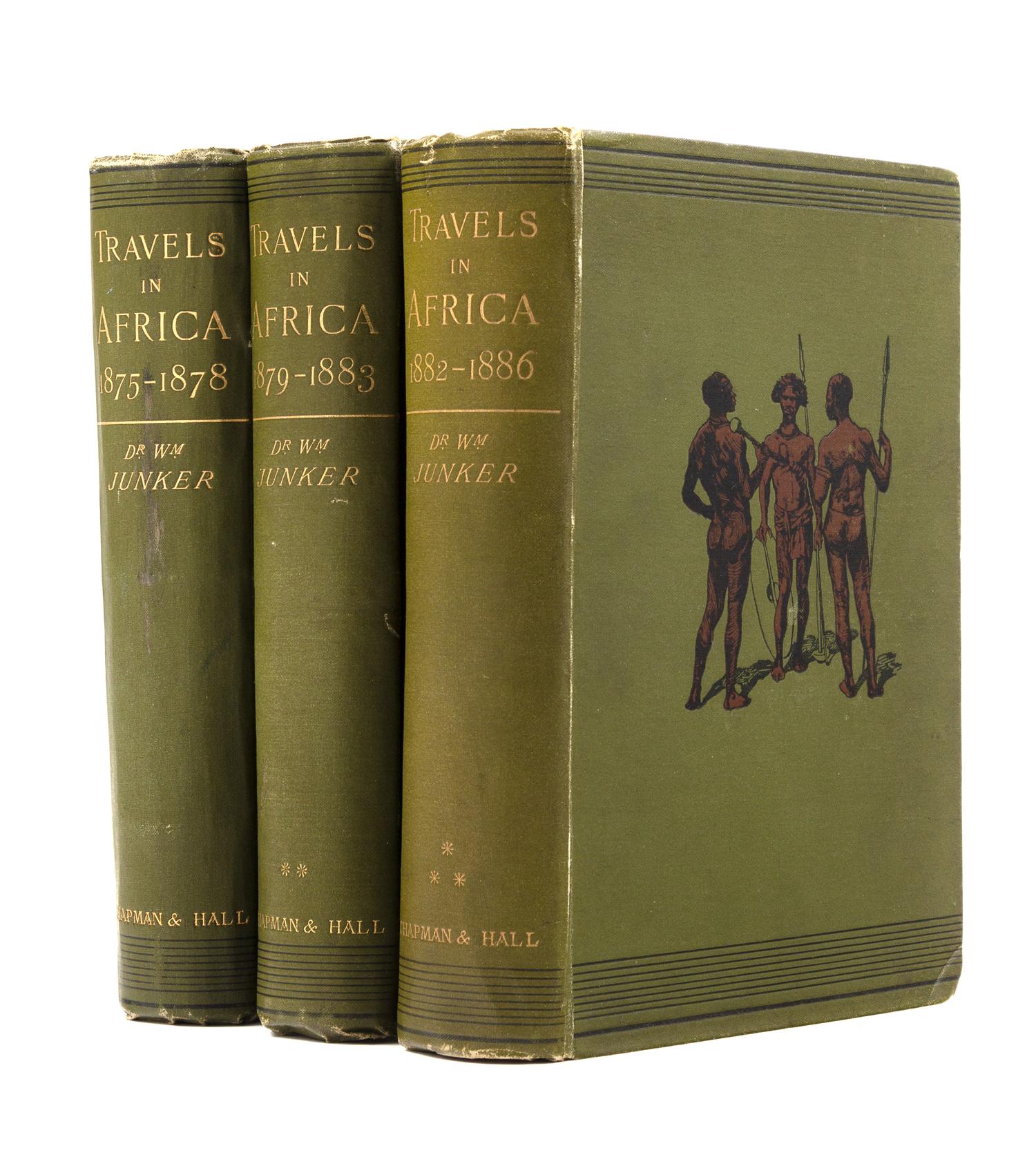 JUNKER, Wilhelm (1840-1892). Travels in Africa During the Years 1875-1878… London: Chapman and Hall, 1890-92.