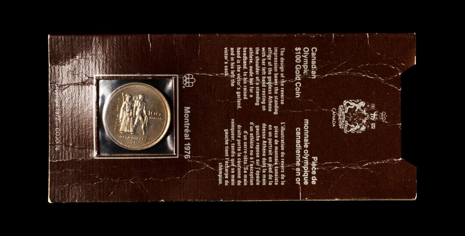 [CANADA] A 1976 Montreal Summer Olympiad Commemorative $100 Gold Coin