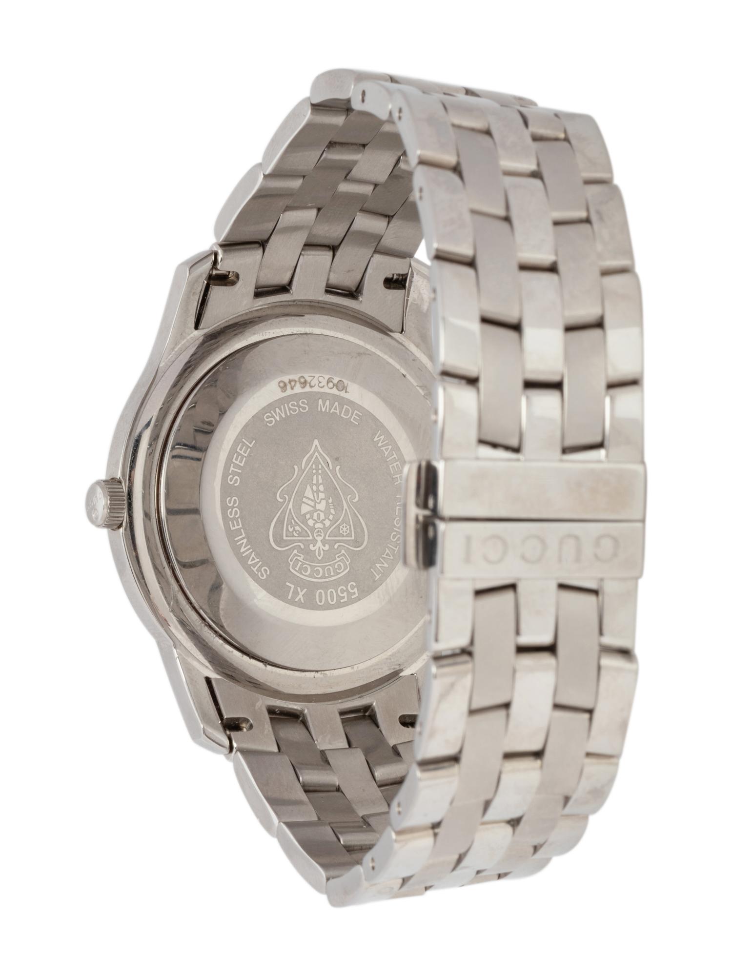 Gucci Stainless Steel 5500 XL Unisex Wrist Watch