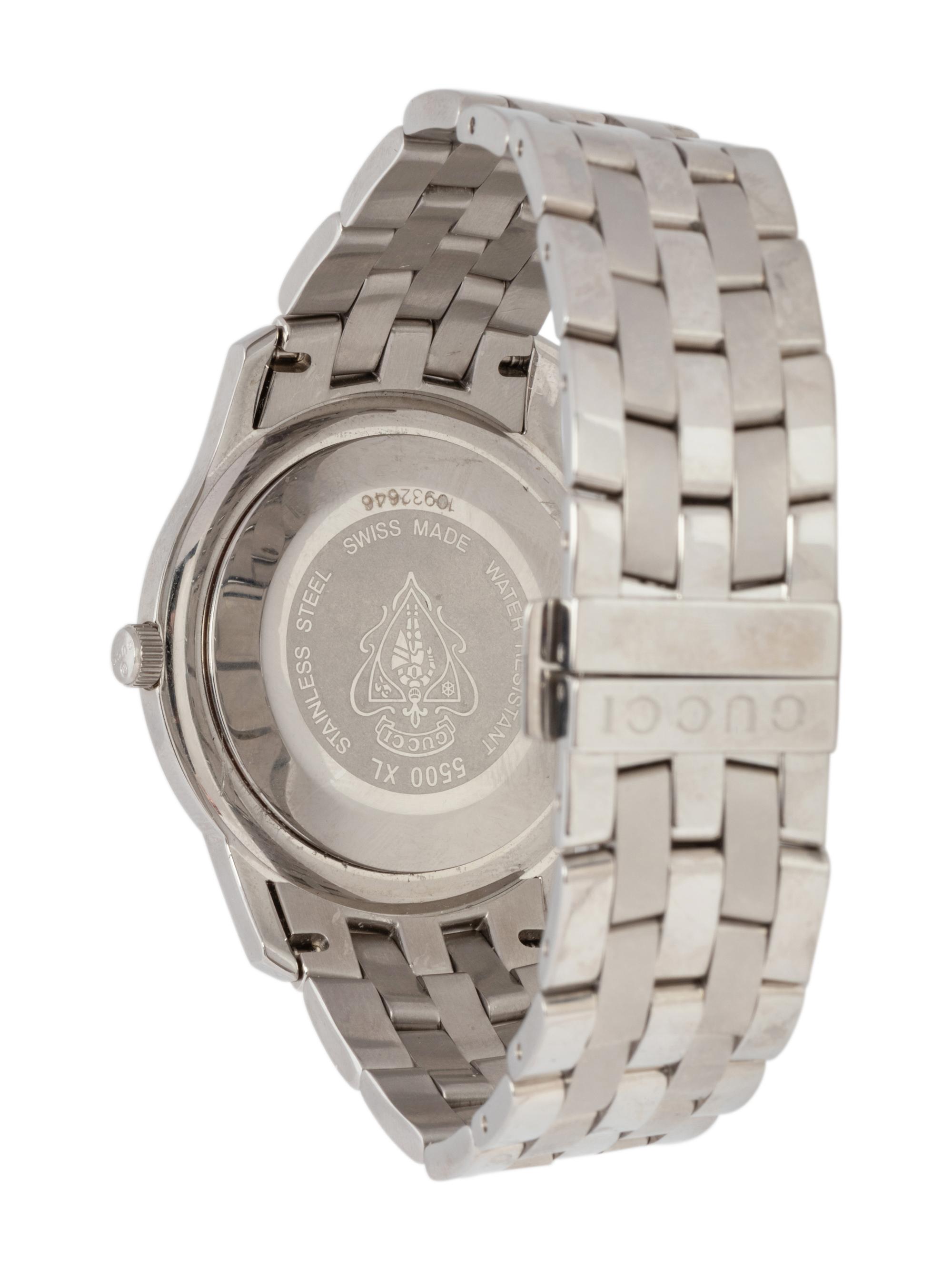 Gucci Stainless Steel 5500 XL Unisex Wrist Watch