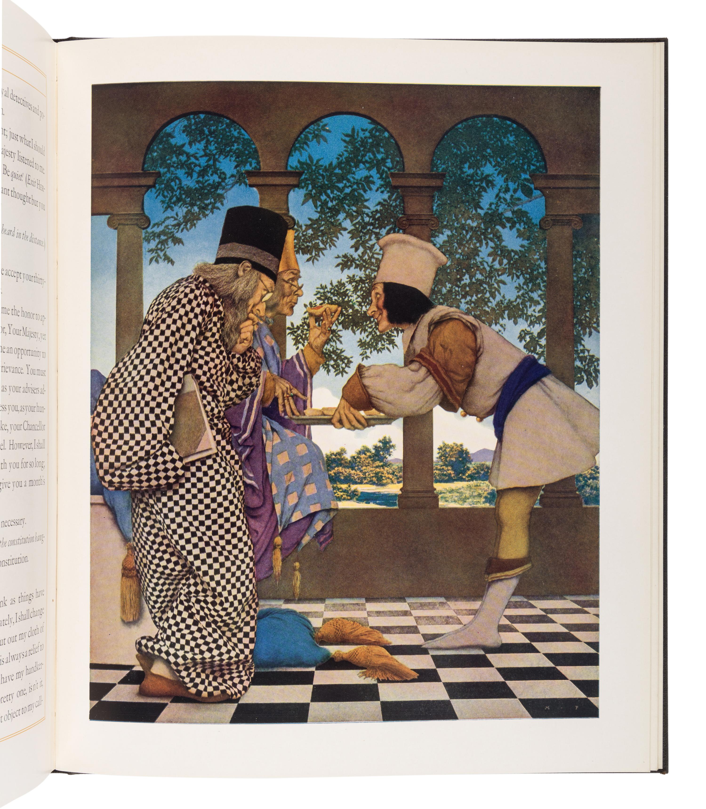 [PARRISH, Maxfield (1870-1966), illustrator]. SAUNDERS, Louise. The Knave of Hearts . New York: Charles Scribner’s Sons, 1925.