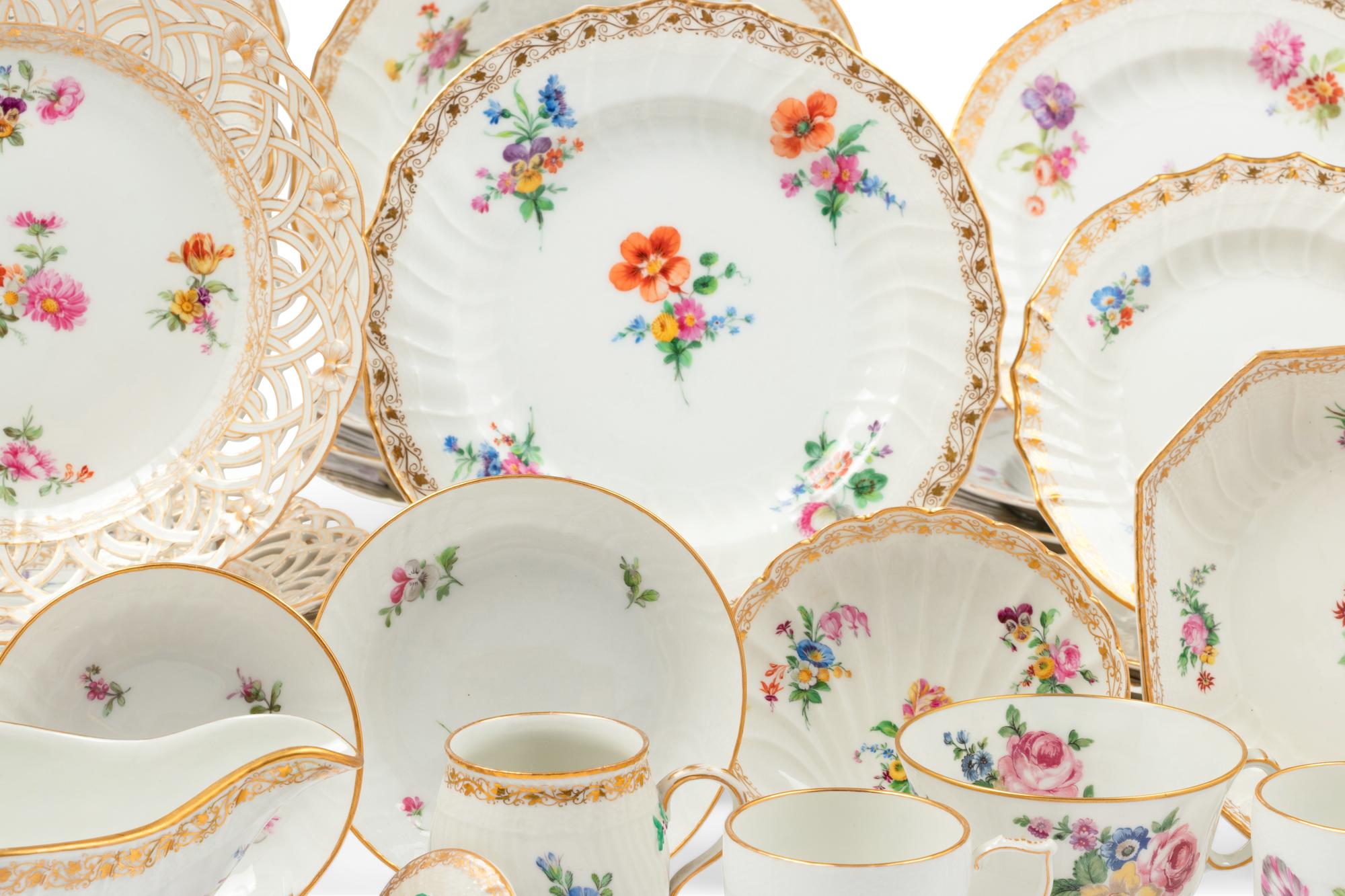 A Berlin (K.P.M.) Porcelain Dinner Service