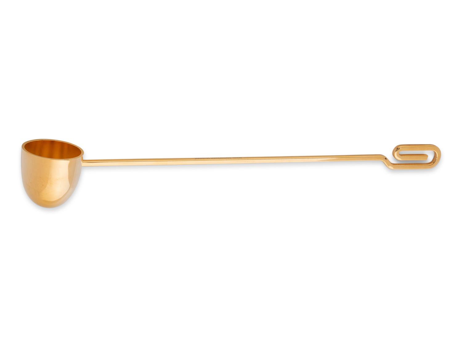 An Andreas Mikkelsen Designed Georg Jensen Gilt-Metal Candle Snuffer