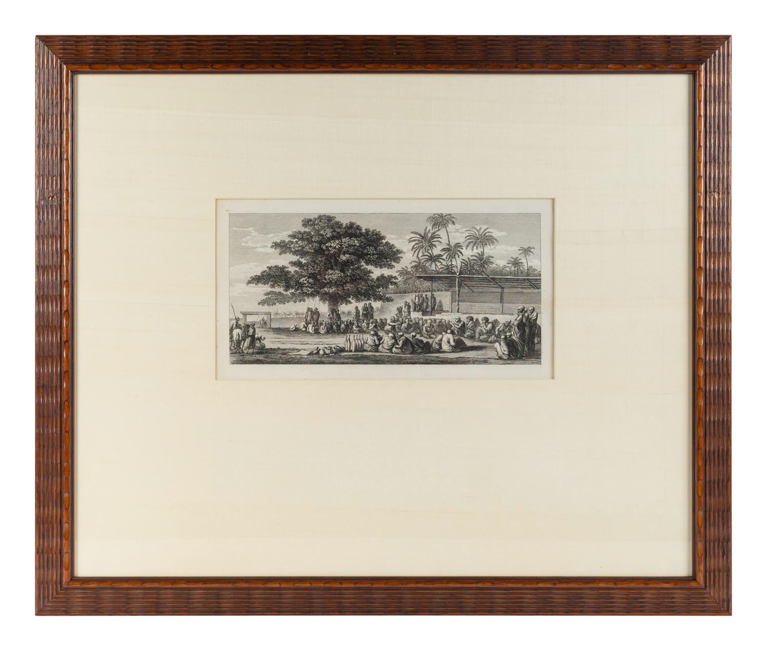 A Set of Eight Engravings Depicting Orientalist Scenes