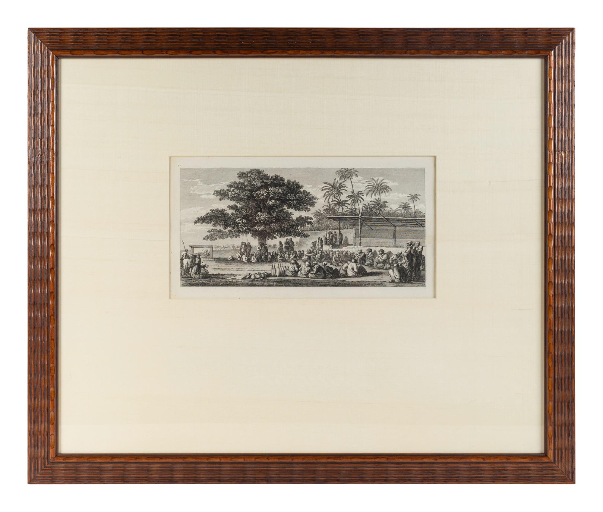 A Set of Eight Engravings Depicting Orientalist Scenes